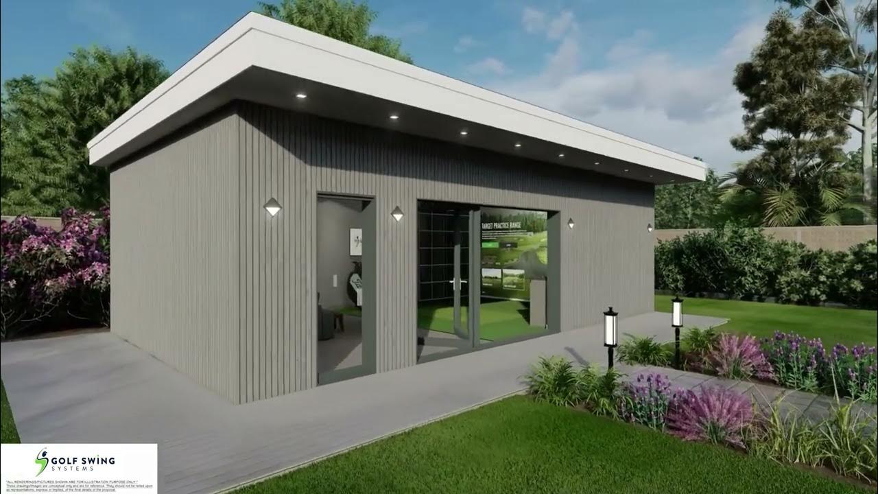 The Carnoustie Garden Room with Flat Roof Walkthrough Golf Swing