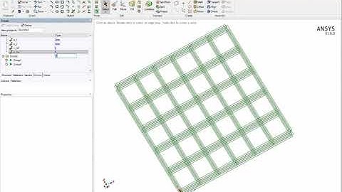 Configuración automática de estructuras reticulares con SpaceClaim para cálculos con ANSYS