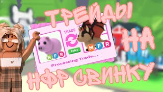 Трейды на НФР Свинку!!!🐷||ADOPT ME🌼🕷