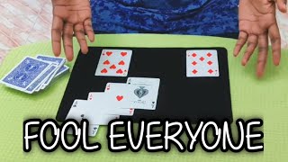 SPELL ACES - Awesome Fooling Card Trick [ TUTORIAL]