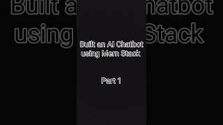 Ai chatbot using Mern Stack #ai #aichatbot #chatbot #mernstack #nodejs #mongodb #openai #begginers