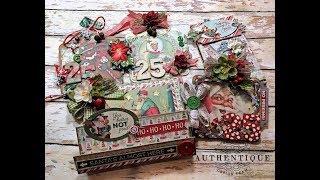 Authentique Jingle Tag Ornament Gift Card Holder Tutorial and project share