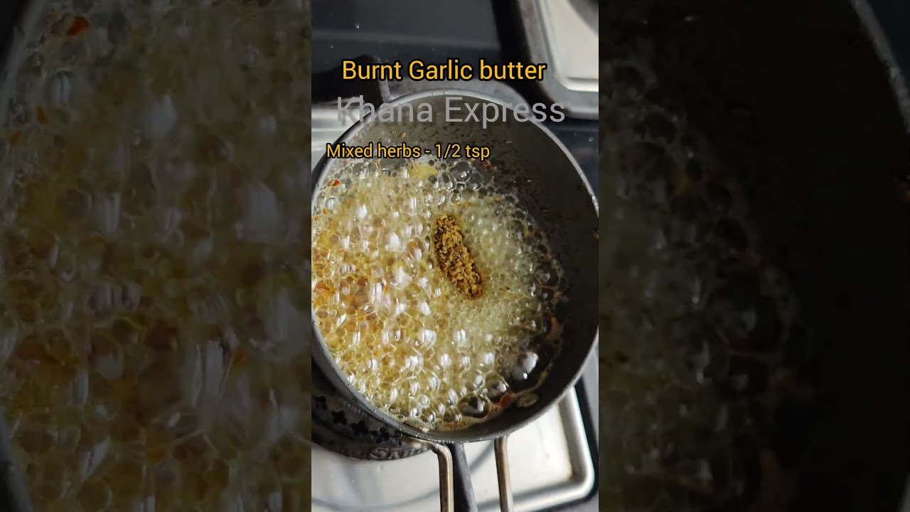 Easy Way to Make Burnt Garlic Butter | Khana Express