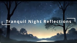 Tranquil Nightfall Reflections - Evening Serenity