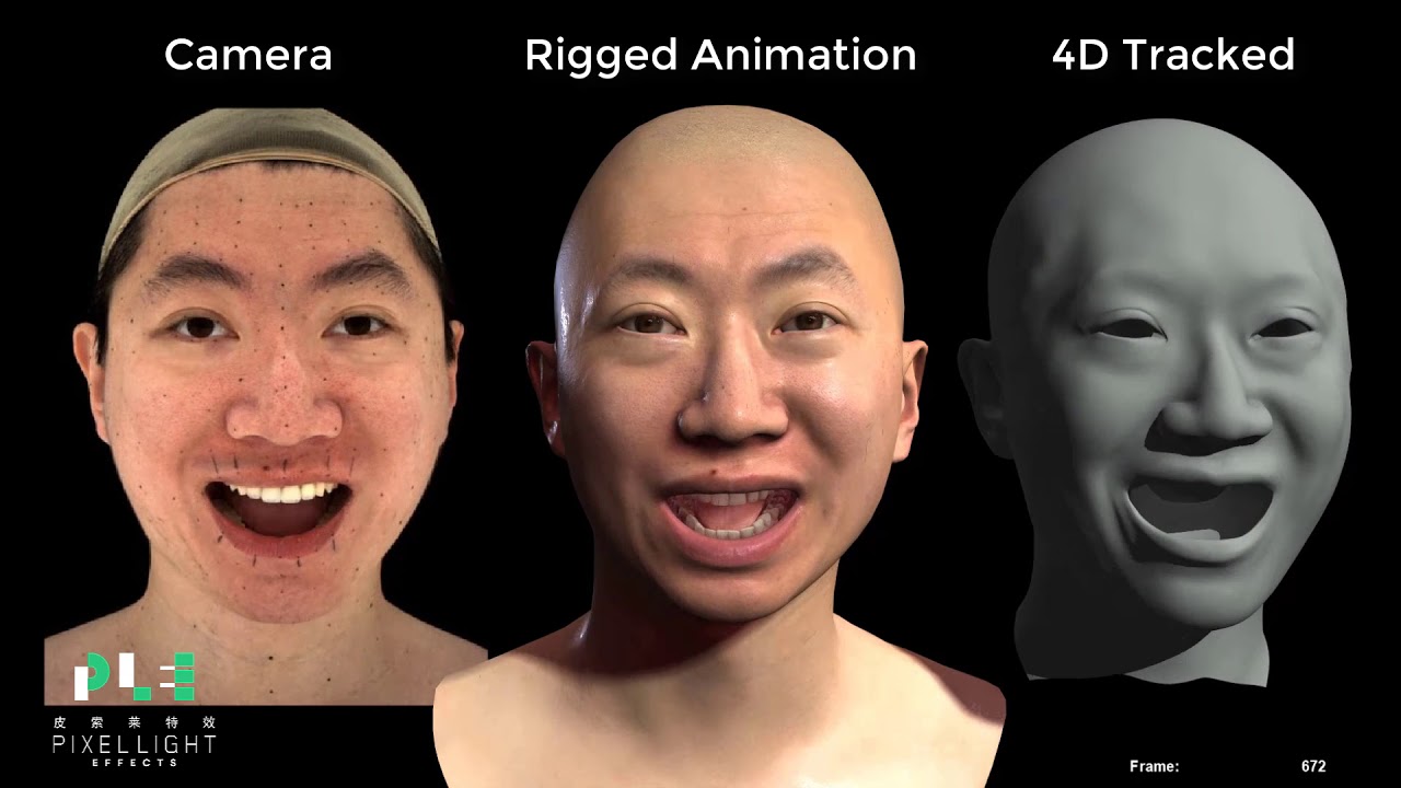 4D to rig animation transfer test