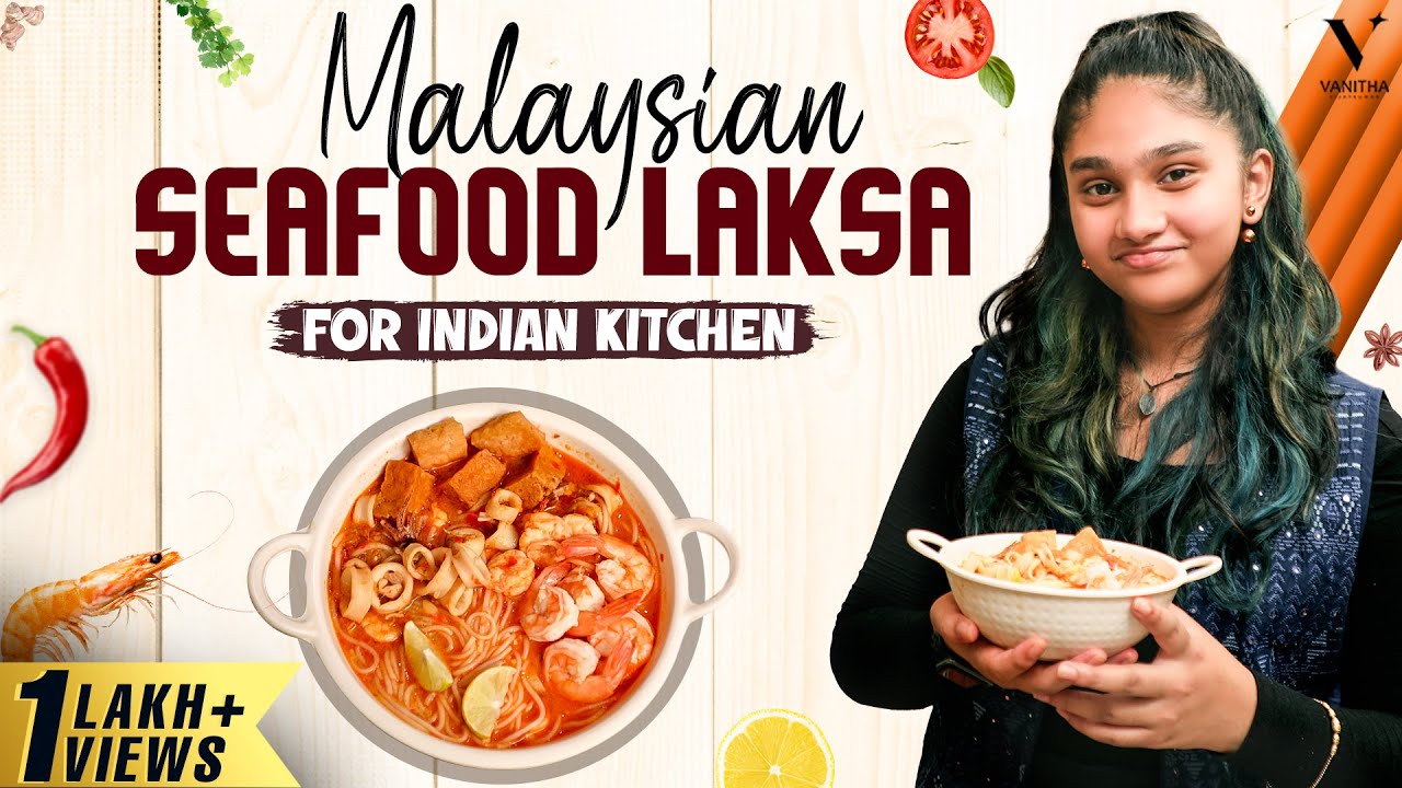 Malaysian Sea Food Laksa 😋 | For Indian Kitchen | Jovika Cooking | Vanitha Vijaykumar