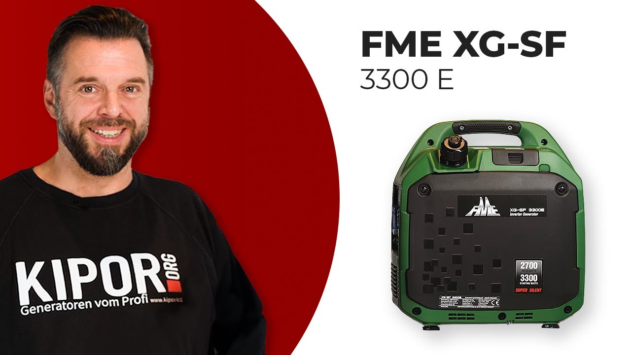 Produktvorstellung des FME XG-SF 3300E - Benzin Inverter Generator 3300W von Kipor.org