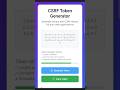 CSRF token generator with JavaScript #futuretech #coding #fyp #viral #programming #frontendcourse