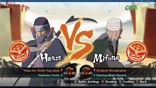 Hanzo vs Mifune - Naruto Shippuden: Ultimate Ninja Storm 4