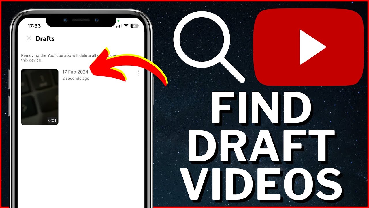 How To Find Draft Videos On YouTube - YouTube