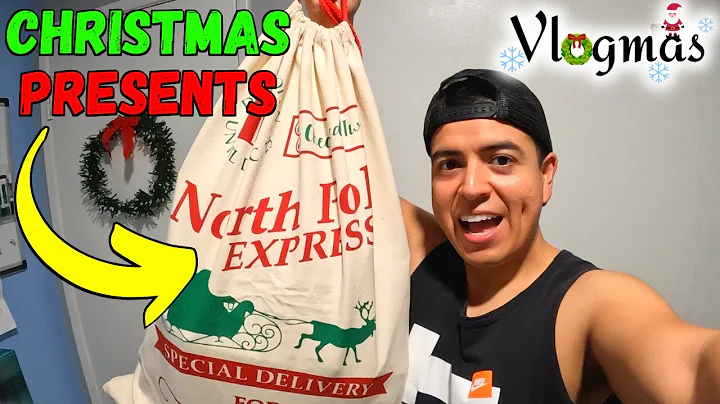 Wrapping Christmas Presents Santa Claus Bag | VLOG...