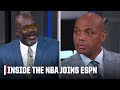 Inside The NBA share their thoughts on coming to ESPN 🤣