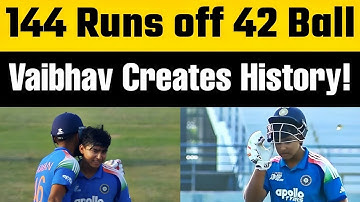 VAIBHAV SURYAVANSHI - 15 Sixes 11 Fours ! IND vs UAE Highlights 