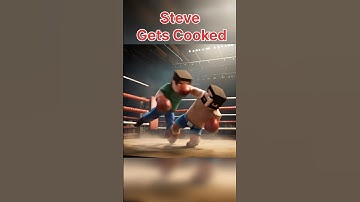Steve Gets Rolled in Boxing #ai #aiart #minecraft #boxing #minecraftshorts #shorts #steveminecraft