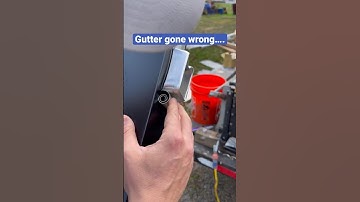 Gutter Machine malfunctions. #construction #gutterinstallation gutterfail