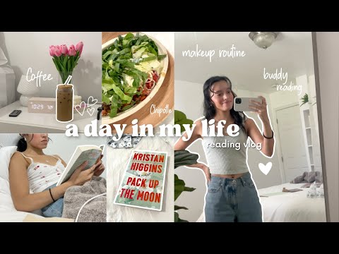 VLOG: makeup routine, reading vlog, a few days in my life