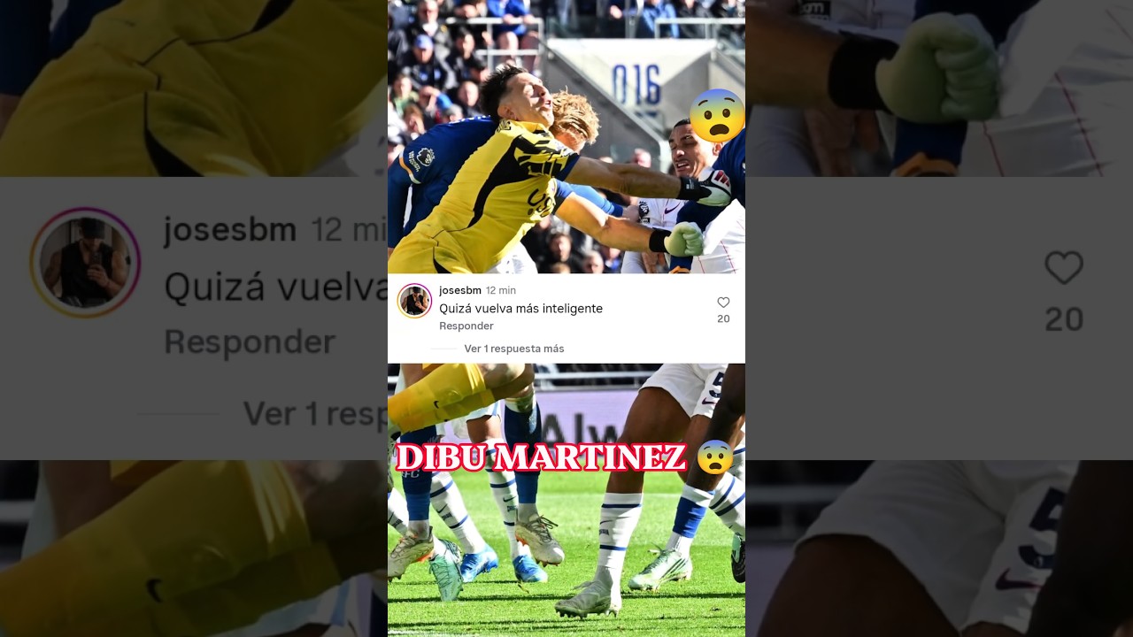 Abuchearon al Dibu Martinez en camilla 😨