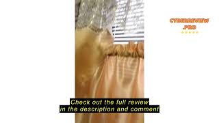 Review American Linen 3 Piece Embroidered Window Curtain Set, Valance and Tiers with Embroidery (Gra