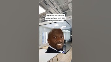 Those toxic managers soon change their tune. #toxicworkplace #micromanager #officehumor  #Jobhumor