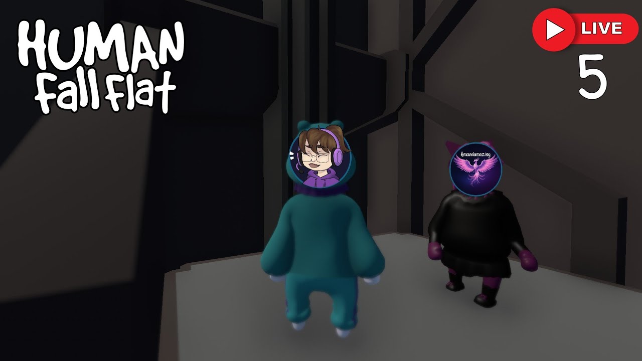 Returning to the Floppy Mayhem! | Human Fall Flat Ep. 5 w/ AMANDAMAZING 😂🧠