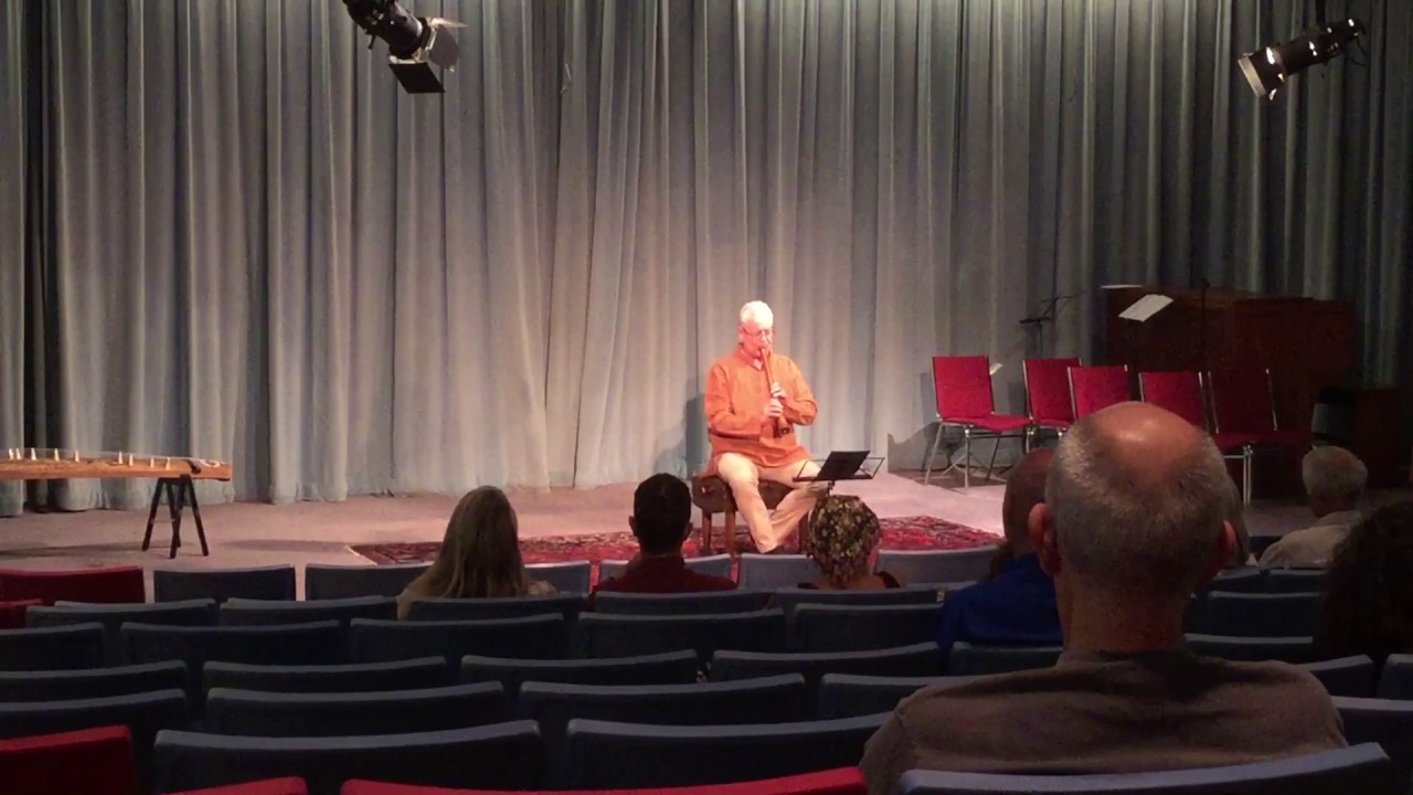 Takiotoshi with Christopher Yohmei Blasdel Shakuhachi Camp of the