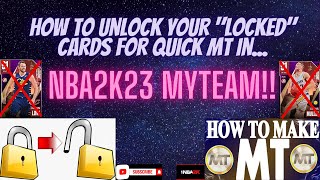 How To Sell Your Locked Players From Your Collection To Make Some Quick MT In Nba2k23 Myteam!