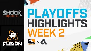 Akshon Highlights | San Francisco Shock vs Philadelphia Fusion | Playoffs Week 2 | NA Day 2