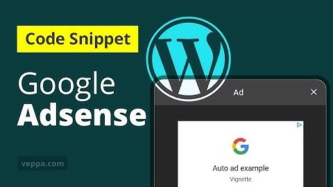 Google Adsense — WordPress code snippet