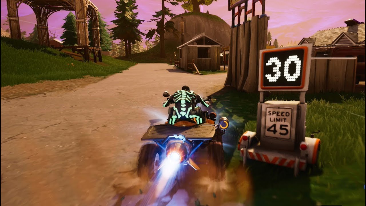 Record a speed of 27 or more on different Radar Signs