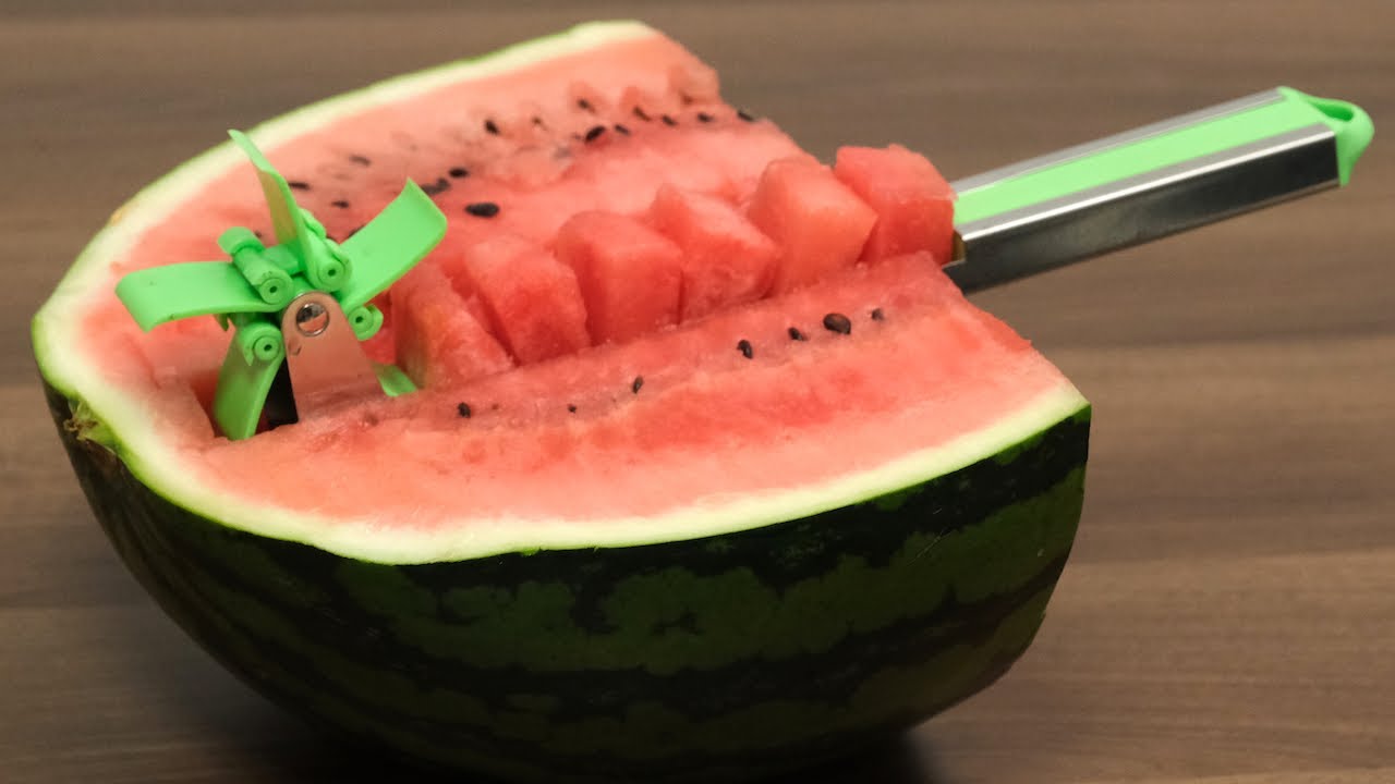 風車スイカスライサー カッター Windmill Watermelon Slicer Youtube