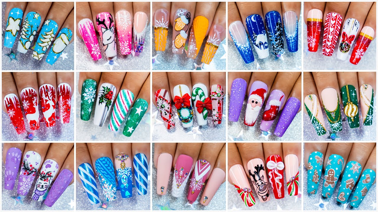 Top 20 Christmas Nail Art Ideas #tutorial | Big Nail Art Compilation
