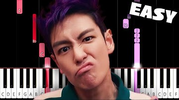 Squid Game Season 2 - Mingle Game Song - EASY Piano Tutorial