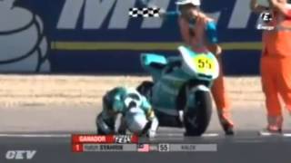 Malaysian rider, first ever Moto2 win in the Spanish Championship.