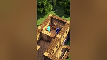 Minecraft Starter House🏠Get the 3D guide on Heybuilds.com 🔗link in profile