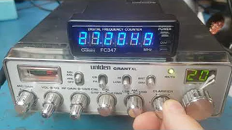 Frequency Counter on Uniden