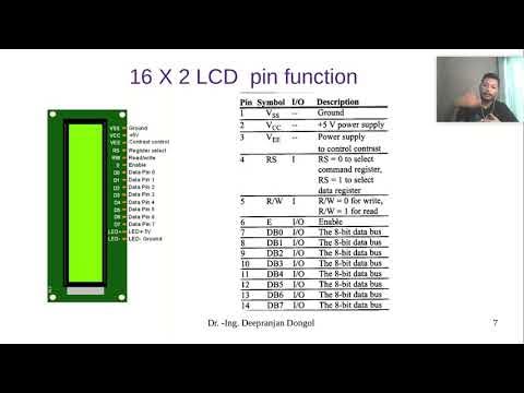 #8051 #microcontroller : Message display in 16 X 2 LCD using MCU 8051 ...