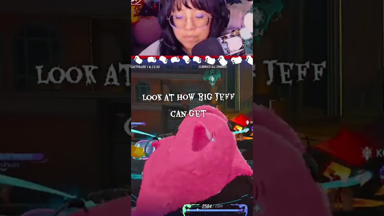 Marvel Rivals Zombie mode Jeff can get SO BIG 😭🚌