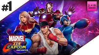 #1【生放送】ドンピシャ,標準のMARVEL VS. CAPCOM: INFINITE【三人称】