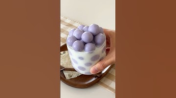 Delicious Taro “Boba” Jelly Recipe #bubbletea