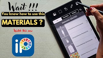 IBIS PAINT X materials you need to try (Know how to use them ) | Beginners IBISPAINT X tutorial 