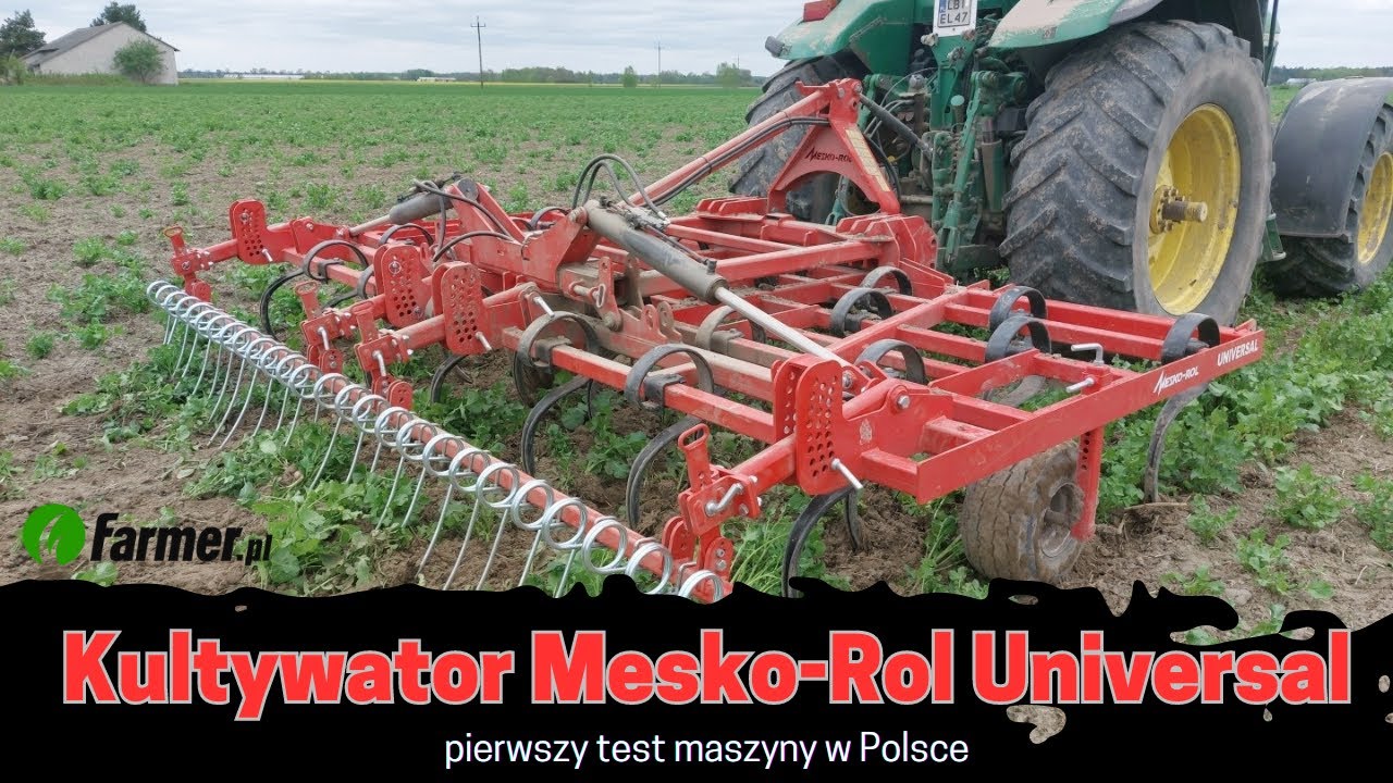 Kultywator Mesko-Rol Universal: pierwszy test maszyny w Polsce | Farmer.pl
