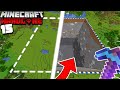 I Mined a 100x100 area to BEDROCK in Minecraft Hardcore!