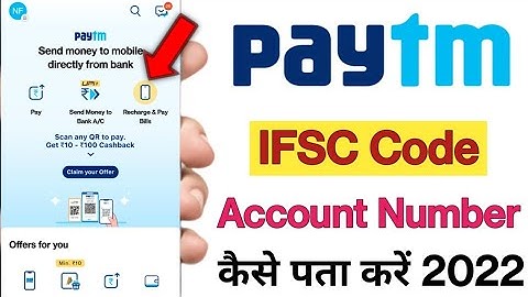 Paytm IFSC Code And Account Number Kaise Pata Kare l How To Find Paytm IFSC Code And Account Number