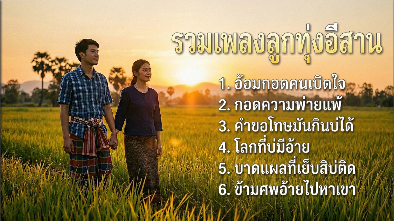 รวมเพลงลูกทุ่งอีสาน เพราะซึ้งจับใจ 🌾 ฟังยาวๆ ฮักแท้ บ่แพ้ระยะทาง | Best Isan Love Songs 2026