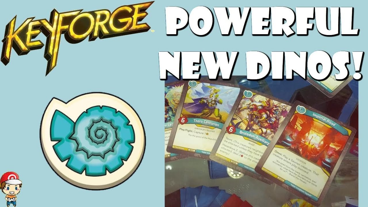 Powerful New Saurian Creatures Revealed! House Cheating! (New Keyforge ...