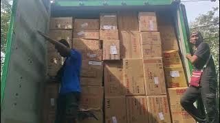 BONGKAR MUAT BARANG CAMPURAN SWALAYAN SENYUM 5000 / KULI TARAKAN