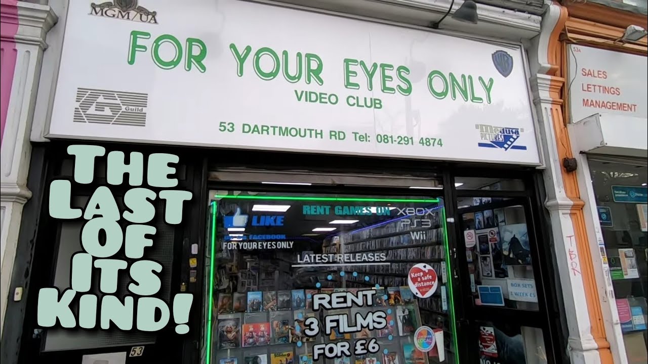 London's Last Movie Rental Store - For Your Eyes Only 📼