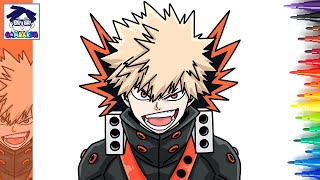 How To Draw Katsuki Bakugo  Boku No Hero  My Hero Academia  Anime