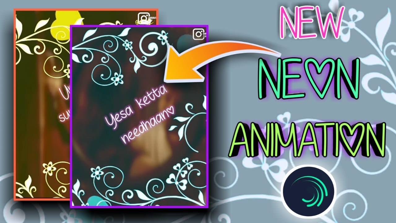 👌😎Make New Lyrics Animation In Alight Motion Tamil Tutorial | Editing ...