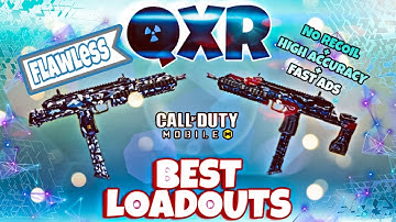 BEST OVERPOWERED QXR CLASS SETUP / GUNSMITH LOADOUT - COD MOBILE (2 Best QXR Loadouts)